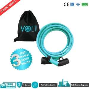 Volti Cable Tip 2 AC Elektrikli Araç Şarj Kablosu