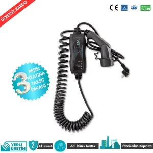 Volti Go 3 kW Portatif Elektrikli Araç Şarj Cihazı