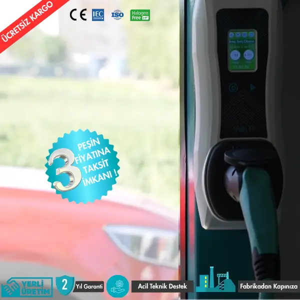 Volti 3Go 22 kW Portatif Elektrikli Araç Şarj Cihazı - Görsel 2